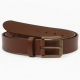 Brown Leather Belt Buckle