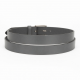 Vintage Grey Leather Belt