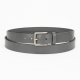 Vintage Grey Leather Belt