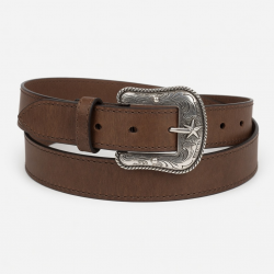 Women's Western Leather Belt Buckle