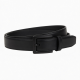 Black Leather Belt Buckle