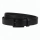 Black Leather Belt Buckle