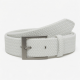 White Men's Buckle Woven Belt