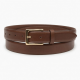 Brown Leather Dress Belt