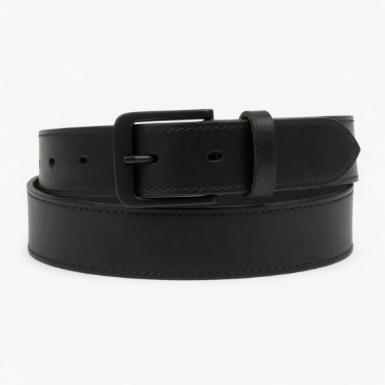 Vintage Belt Black Leather