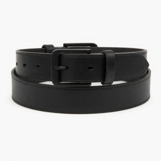 Vintage Belt Black Leather