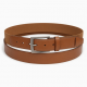 Leather Elastic Tan Unisex Belt