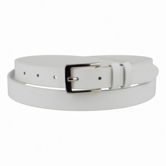 White Women's Belts