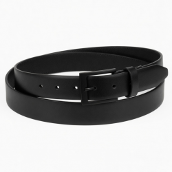 Leather Belt Black Waist