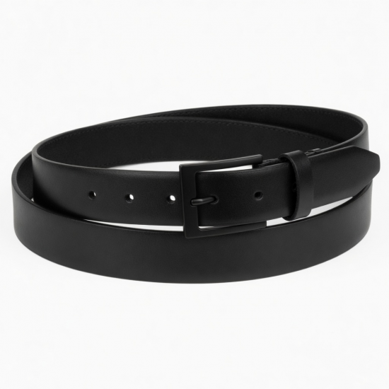 Leather Belt Black Waist
