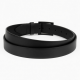 Leather Belt Black Waist