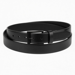 Leather Belt Black Waist