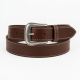 Brown Leather Western Belt