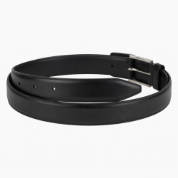 Men's Leather Black Belt Formal Belt