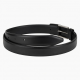 Men's Leather Black Belt Formal Belt