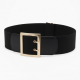 Women's Wide Waist Belt Buckle Elastic