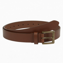 Leather Brown Belt Buckle