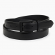 Black Leather Belt Buckle Women's