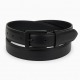 Black Leather Belt Buckle Women's