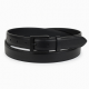 Black Leather Belt Buckle Women's