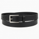 Black Leather Belt 7326