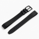 Black Leather Casual Belt