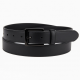 White Black Women's Black Buckle Belt