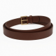 Brown Leather Belt Women's Wide