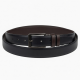 Men's Reversible Belt Black Brown Buckle