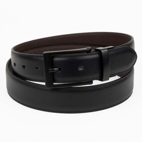 Men's Leather Belt Leather Ratchet Adjustable Buckle