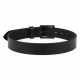 Vintage Black Leather Belt Buckle