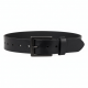 Vintage Black Leather Belt Buckle