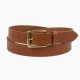 Tan Brown Leather Belt Buckle