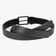Men's Reversible Belt Grey Black
