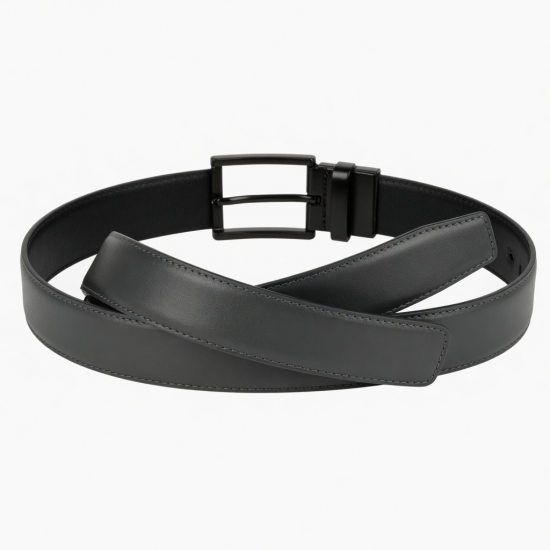 Men's Reversible Belt Grey Black